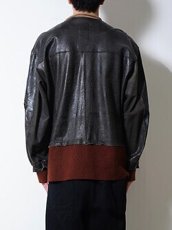 ANTHEM A WOMENS & MENS CRACK TERRY MILITARY BLOUSON IMAGE3