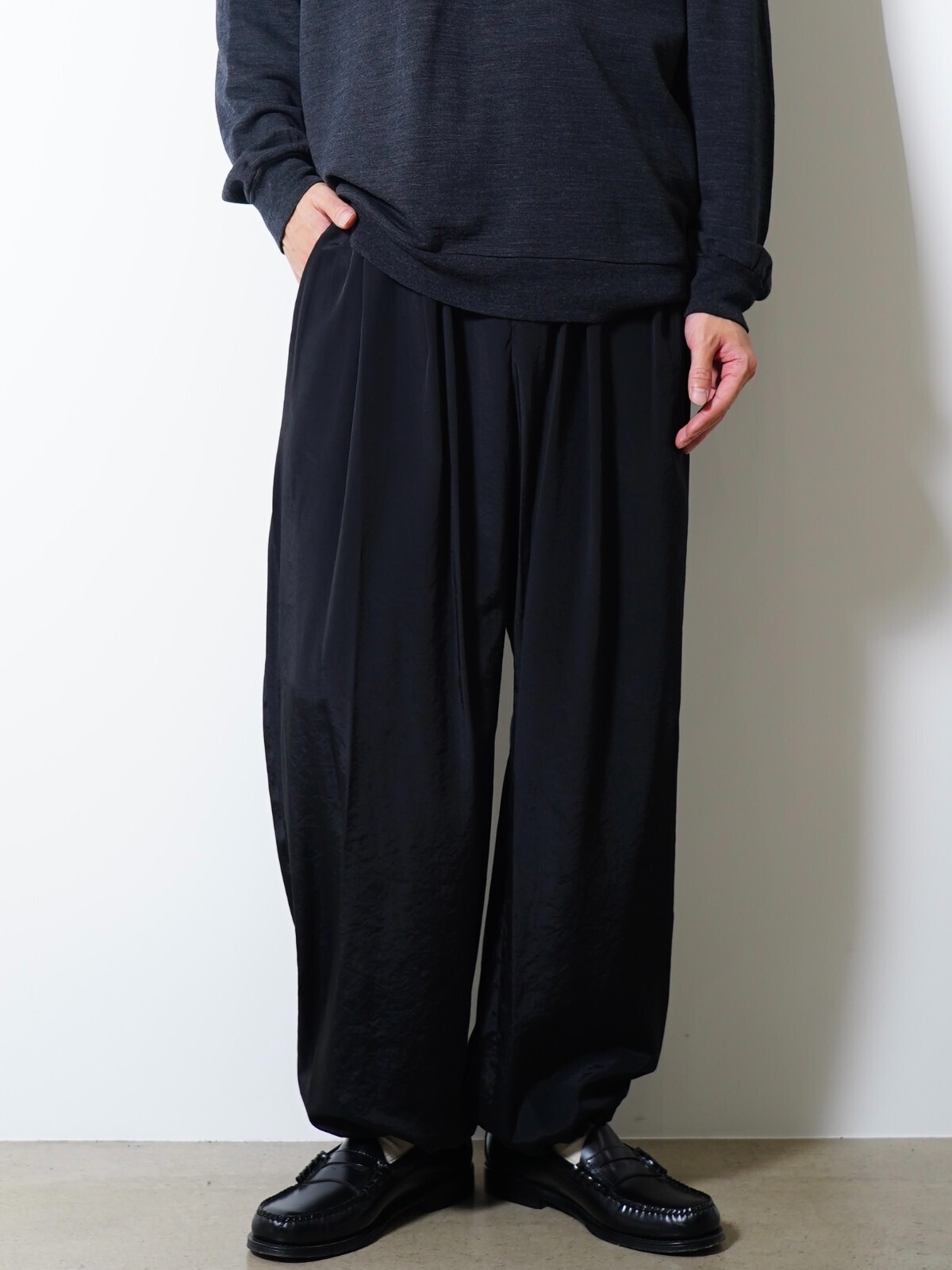Blanc YM 女士 & 男士 Cupro Nylon Browsing Pants 写真20