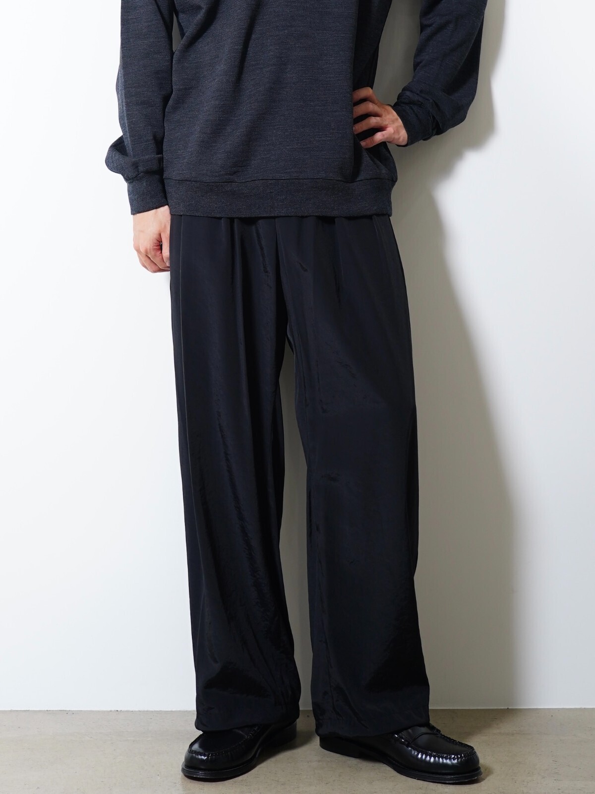 Blanc YM 女士 & 男士 Cupro Nylon Browsing Pants 写真19