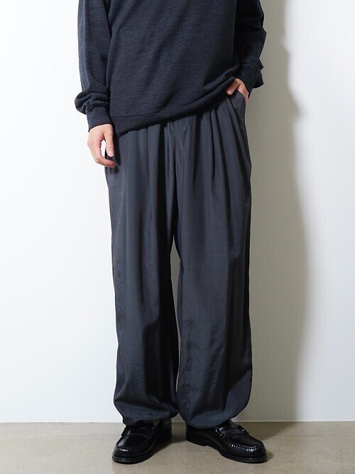 Cupro Nylon Browsing Pants｜Blanc YM 女士 & 男士