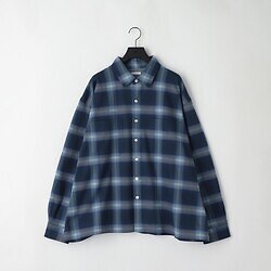 KANEMASA PHIL. 男士 28G Ombre Check Balise Shirt 图片1