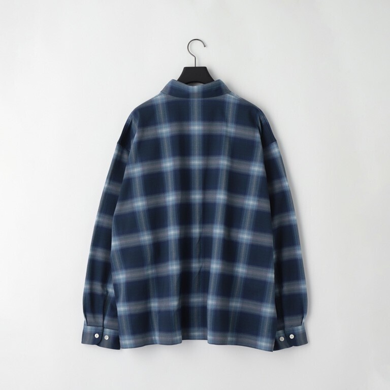 KANEMASA PHIL. 男士 28G Ombre Check Balise Shirt 图片2