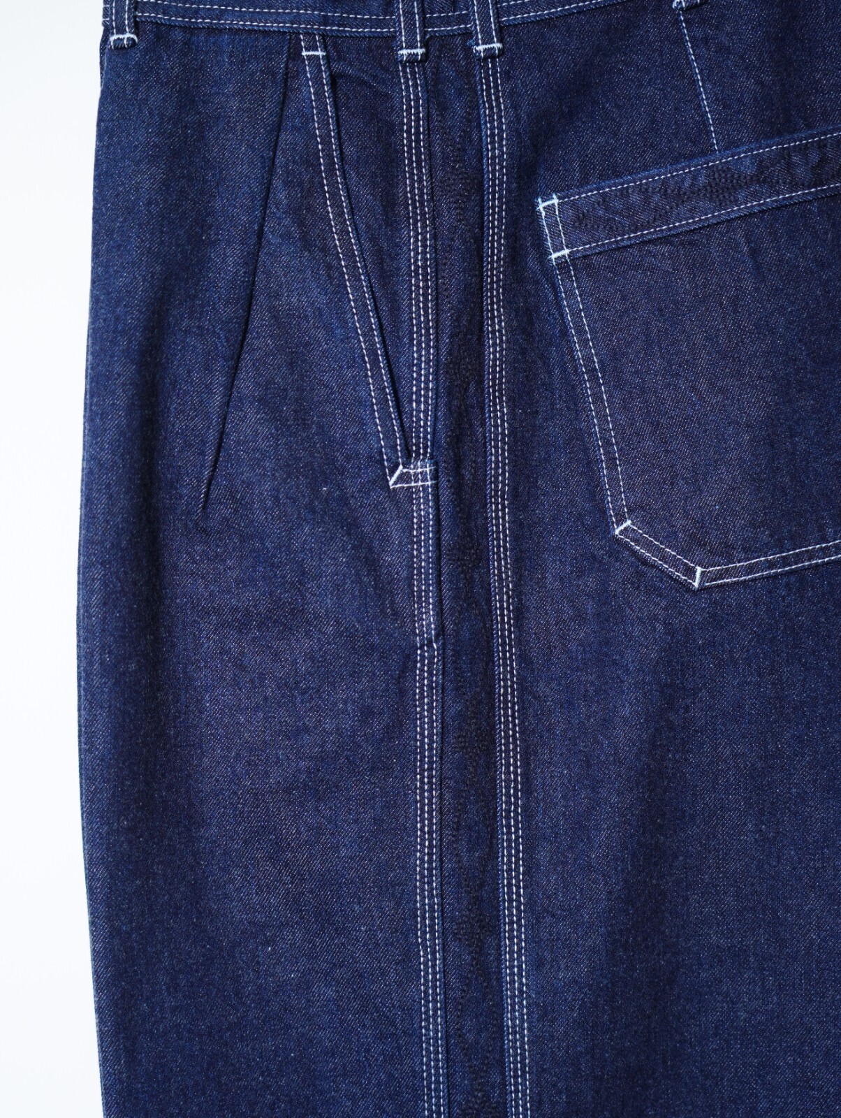 SARTO MENS DENIM EMBROIDERY TUCKED WIDE TROUSERS IMAGE10