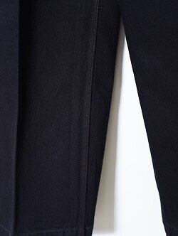 SARTO MENS DENIM EMBROIDERY TUCKED WIDE TROUSERS IMAGE17