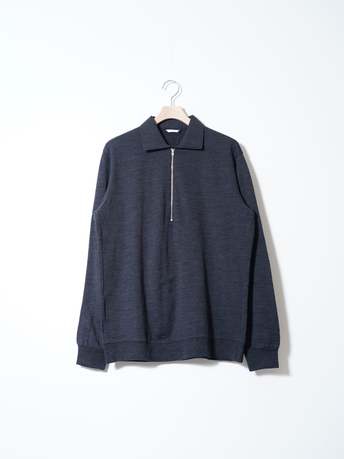 Product Twelve MENS Super 140's Melino Wool Half Zip IMAGE1