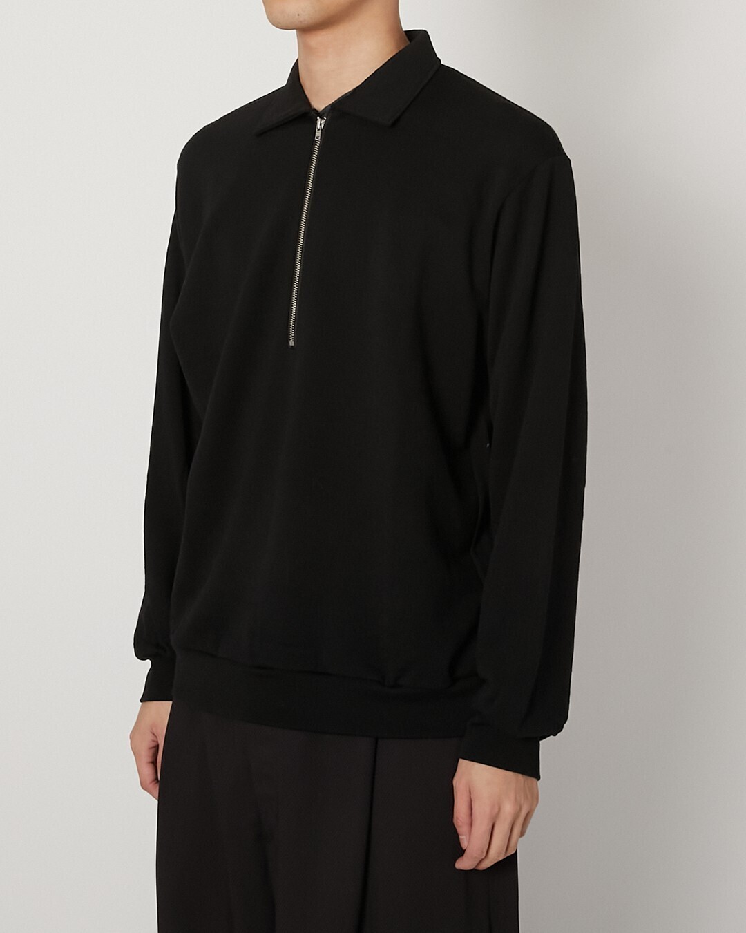 Product Twelve MENS Super 140's Melino Wool Half Zip IMAGE19