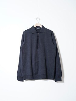 Product Twelve MENS Super 140's Melino Wool Half Zip IMAGE1