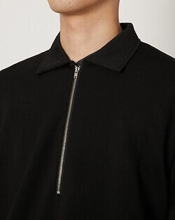 Product Twelve MENS Super 140's Melino Wool Half Zip IMAGE20