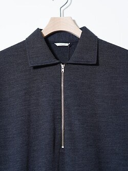 Product Twelve MENS Super 140's Melino Wool Half Zip IMAGE3