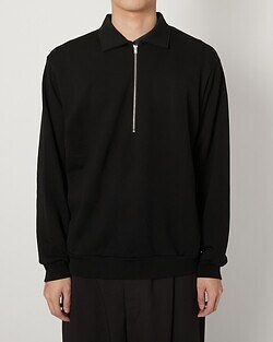 Product Twelve MENS Super 140's Melino Wool Half Zip IMAGE16