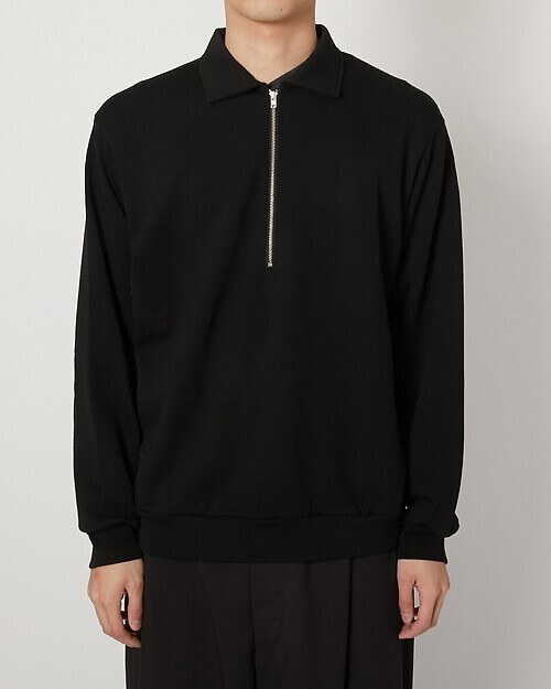 Super 140's Melino Wool Half Zip｜Product Twelve 男裝