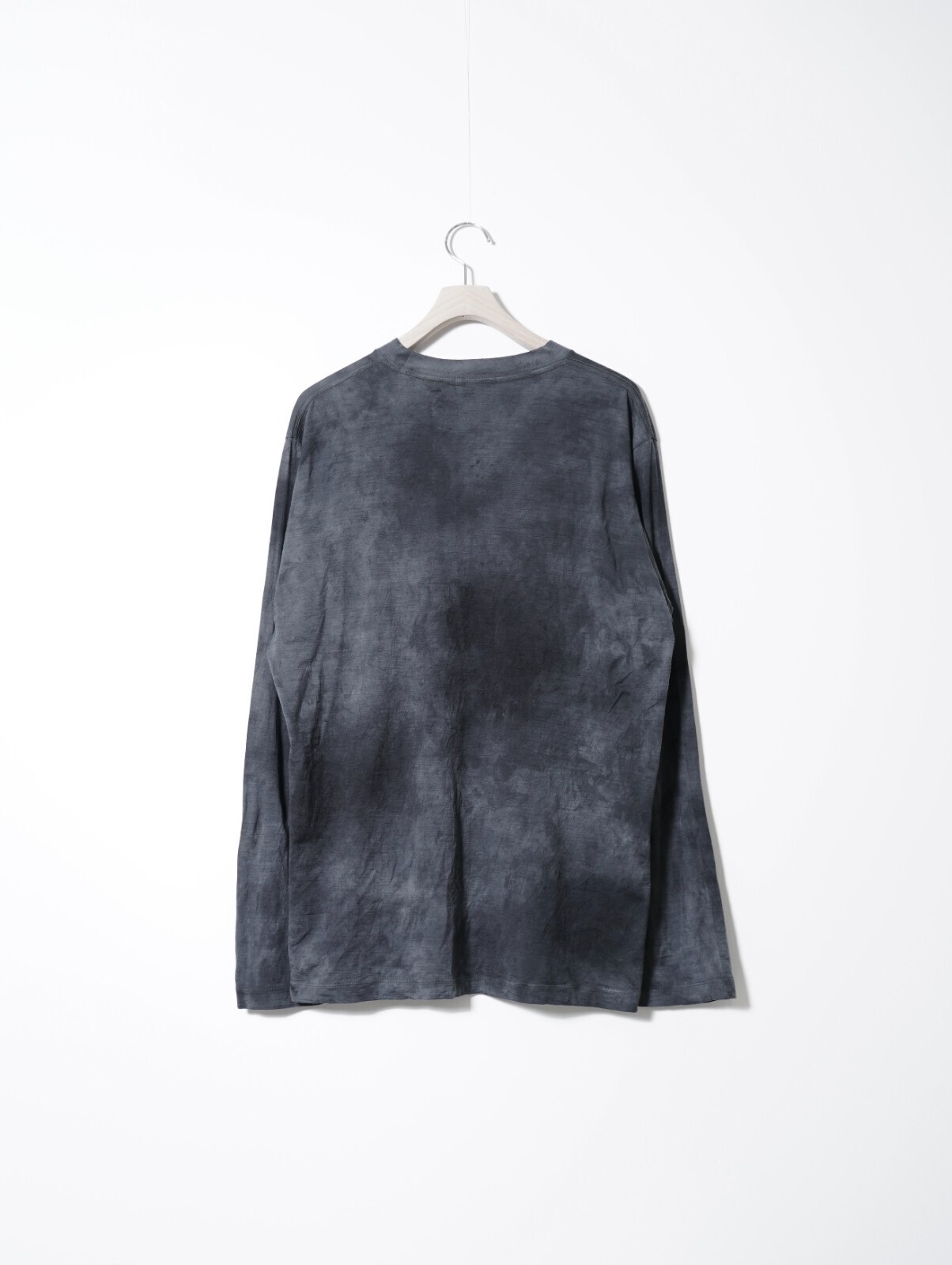 Product Twelve MENS Melino Wool Long Sleeve T-shirt Uneven Dye IMAGE2