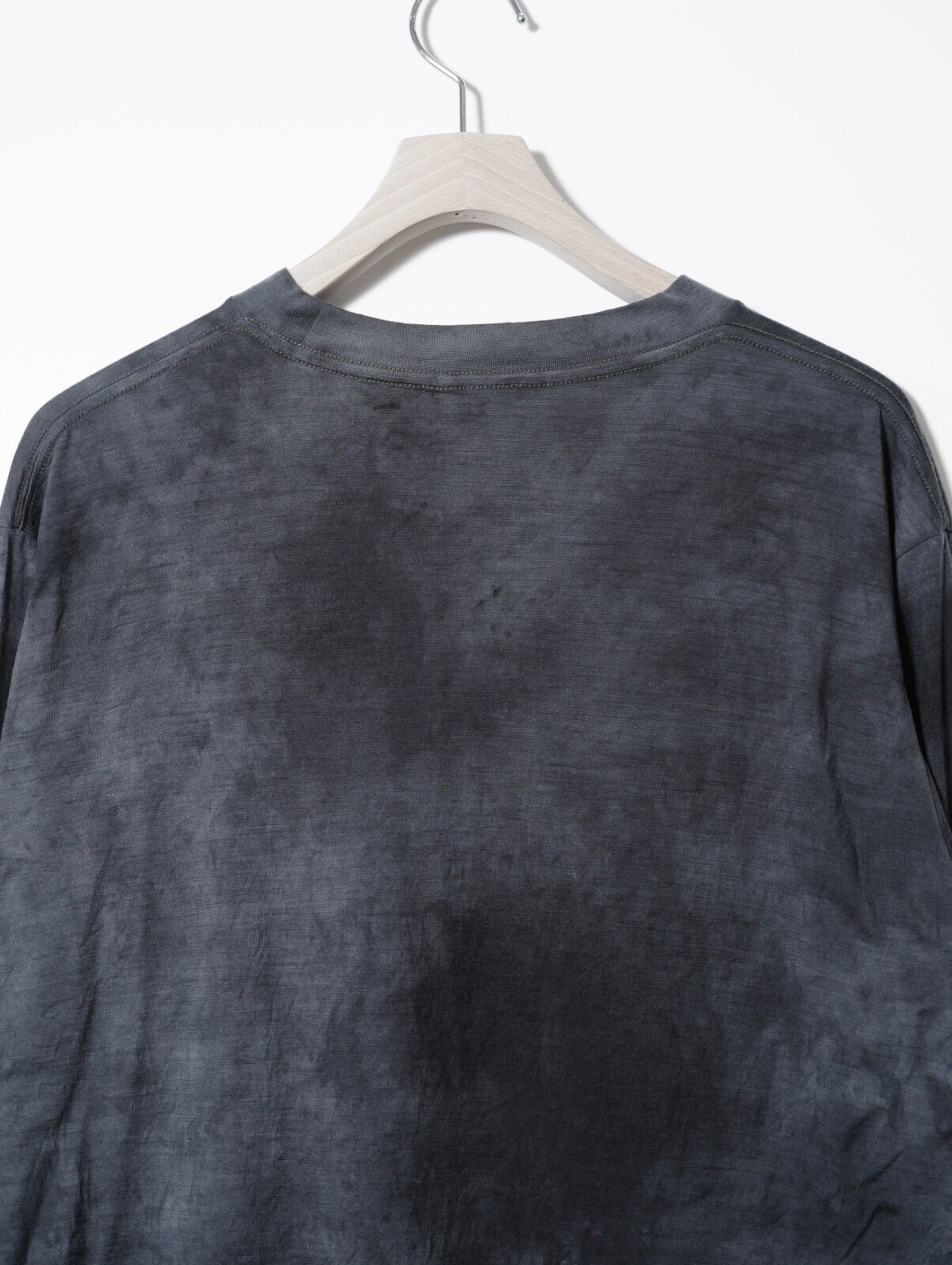 Product Twelve MENS Melino Wool Long Sleeve T-shirt Uneven Dye IMAGE4