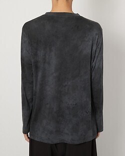 Product Twelve MENS Melino Wool Long Sleeve T-shirt Uneven Dye IMAGE10
