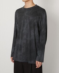 Product Twelve MENS Melino Wool Long Sleeve T-shirt Uneven Dye IMAGE11