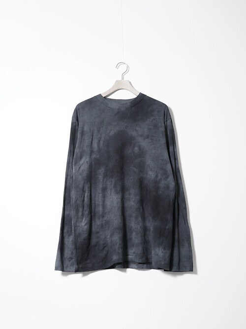 Melino Wool Long Sleeve T-shirt Uneven Dye｜Product Twelve MENS