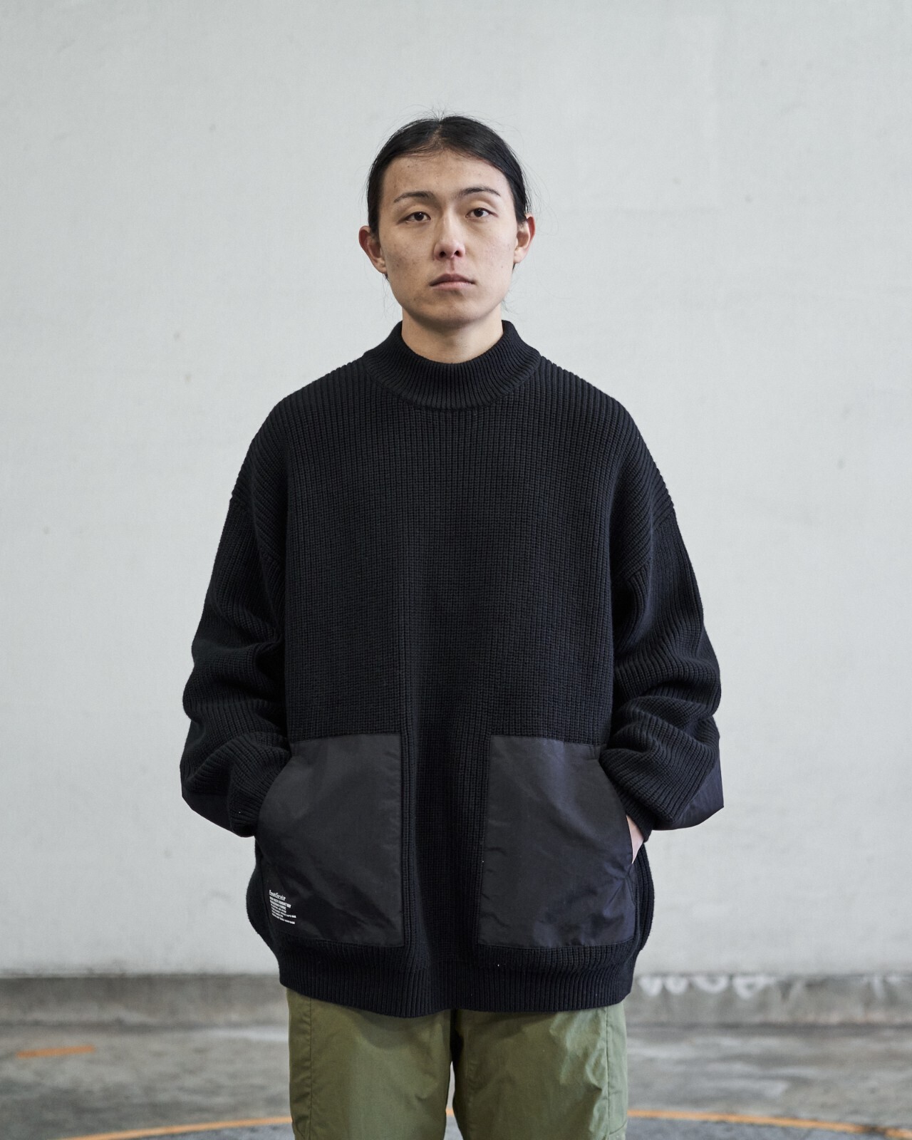 FreshService MENS High Neck Combat Knit IMAGE4