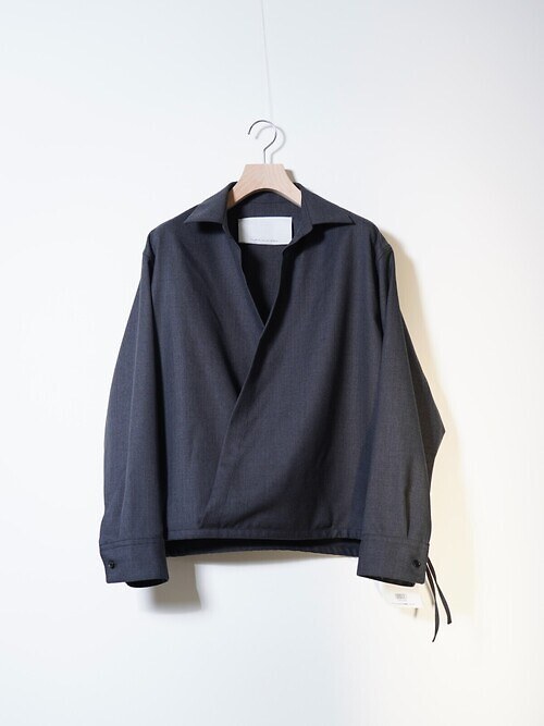 Draping Overlap Shirt｜nonnotte 男士