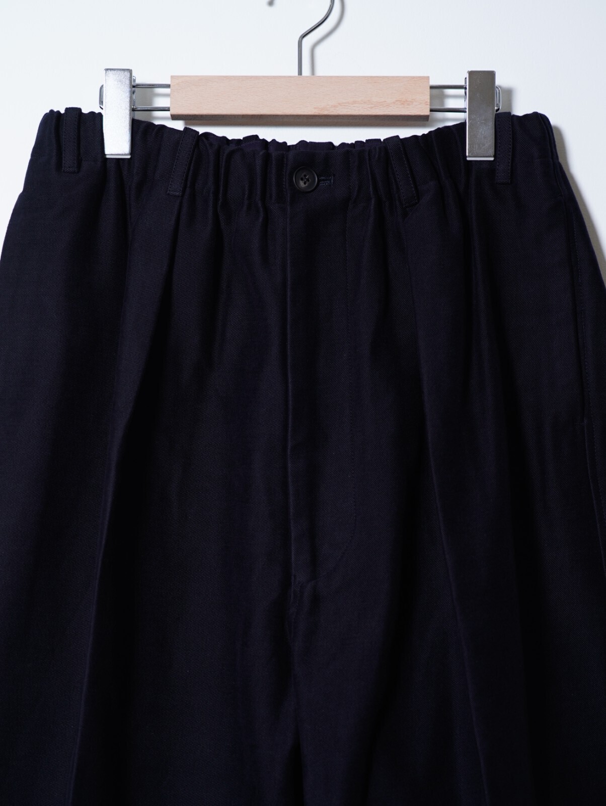 nonnotte 男士 Elastic In-Tuck Wide Tapered Trousers 圖片3