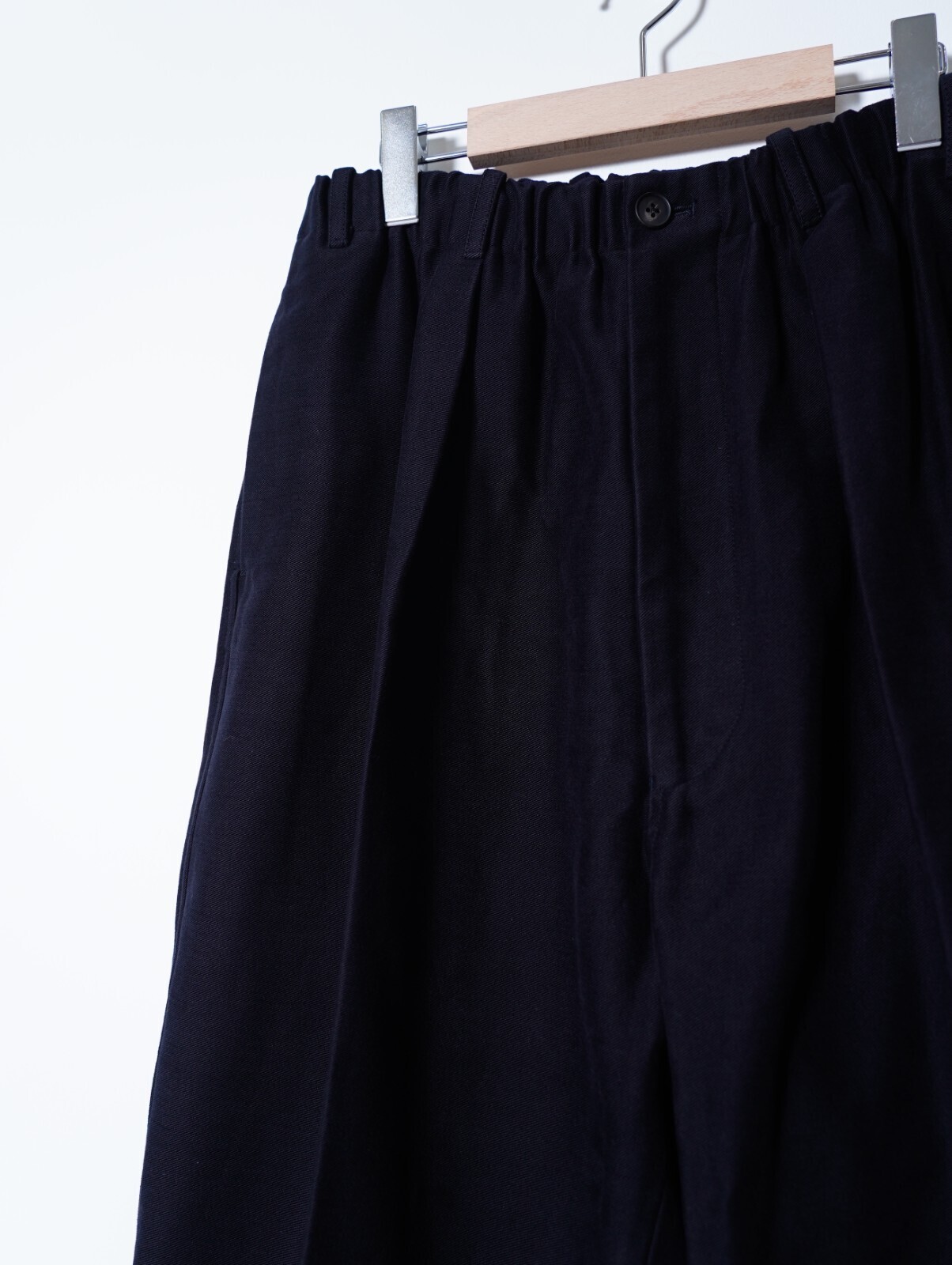 nonnotte 男士 Elastic In-Tuck Wide Tapered Trousers 圖片4