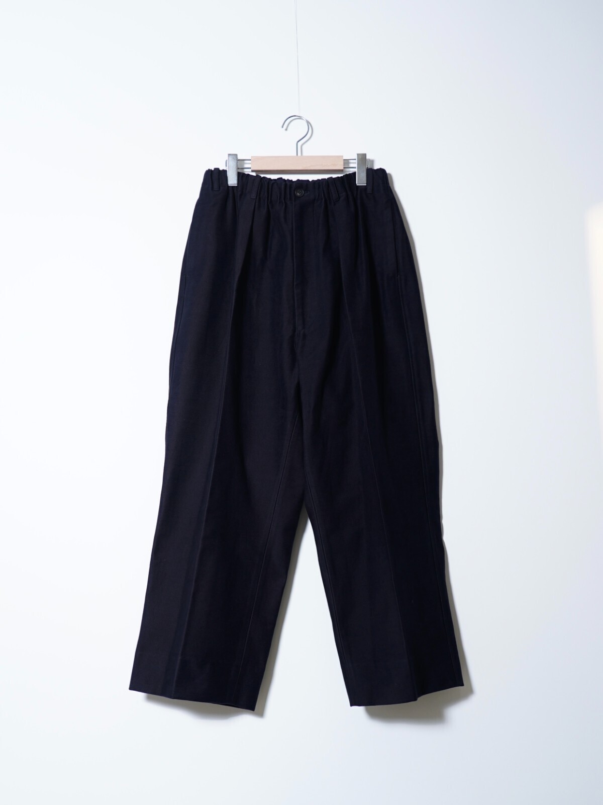 nonnotte 男士 Elastic In-Tuck Wide Tapered Trousers 圖片1