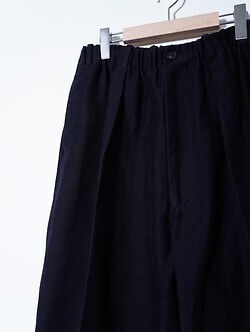 nonnotte 男士 Elastic In-Tuck Wide Tapered Trousers 圖片4
