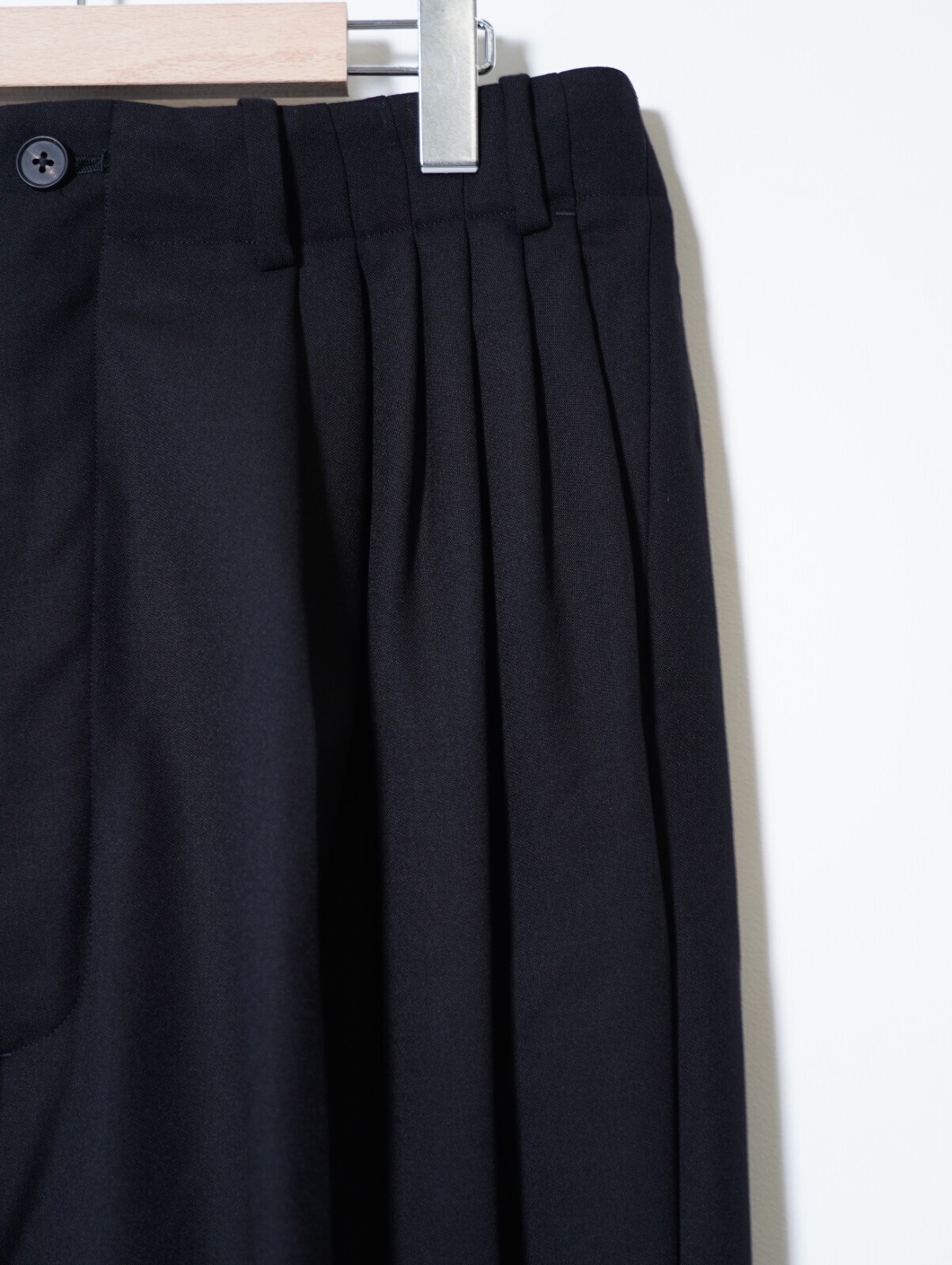 nonnotte 男士 Draping Five-Tuck Wide Trousers 圖片13