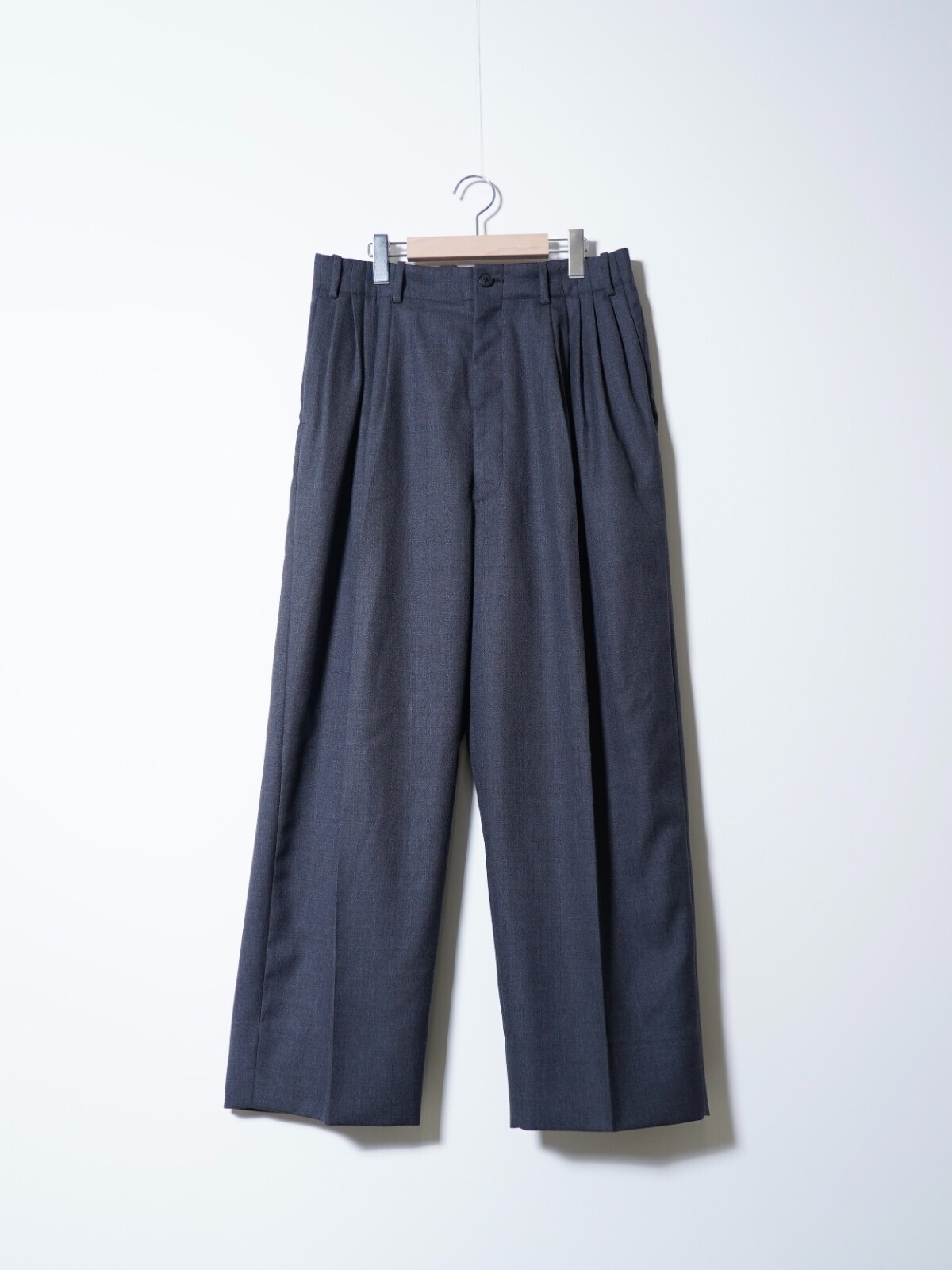 nonnotte 男士 Draping Five-Tuck Wide Trousers 圖片1