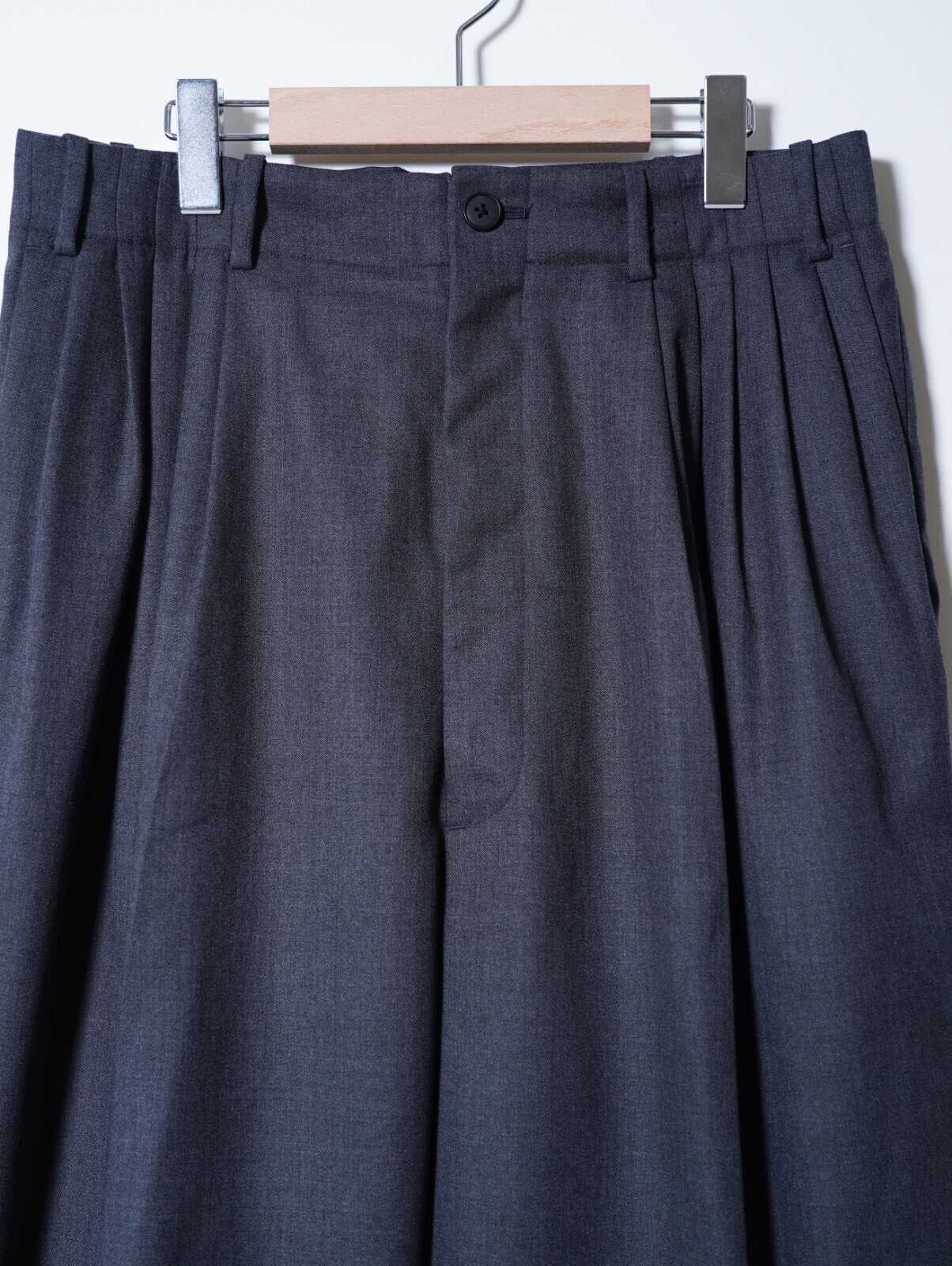 nonnotte 男士 Draping Five-Tuck Wide Trousers 圖片4