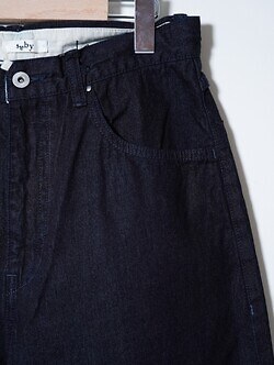 saby MENS KAMATA DENIM TYPE 3 WIDE STRAIGHT LEG- 11oz Uneven yarn Denim - IMAGE3