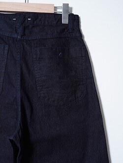 saby MENS KAMATA DENIM TYPE 3 WIDE STRAIGHT LEG- 11oz Uneven yarn Denim - IMAGE7