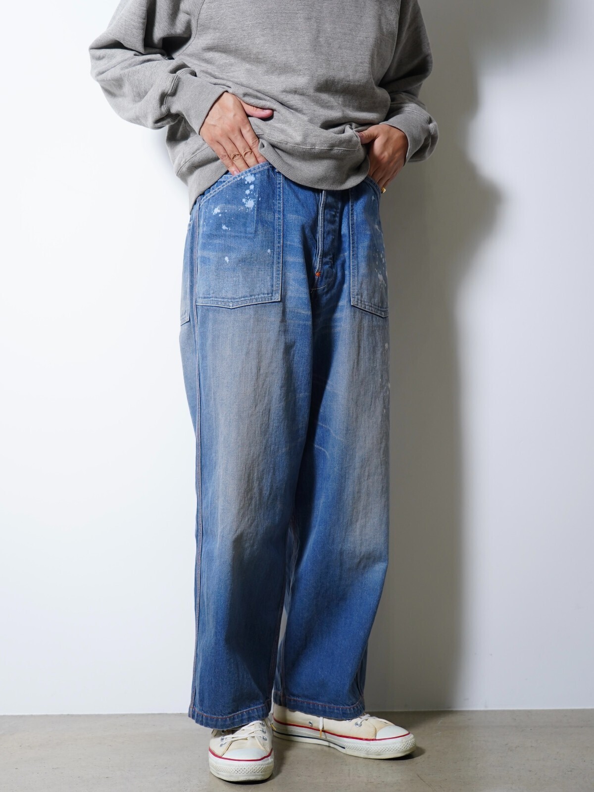 GURANK 男士 Distressed painter pants 写真4