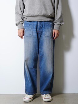 GURANK 男士 Distressed painter pants 写真1