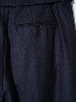 IRENISA MENS BELTED HIGH-WAIST BAGGY PANTS IMAGE15