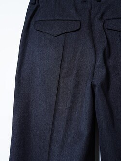 IRENISA MENS ONE-TUCK BAGGY TROUSERS IMAGE6