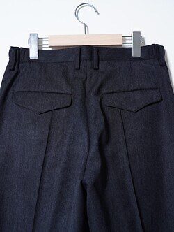 IRENISA MENS ONE-TUCK BAGGY TROUSERS IMAGE5
