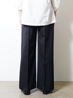 IRENISA 남성 ONE-TUCK BAGGY TROUSERS 이미지3