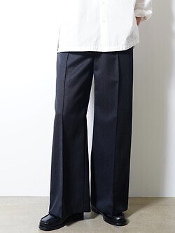 IRENISA 남성 ONE-TUCK BAGGY TROUSERS 이미지1
