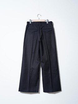 IRENISA MENS ONE-TUCK BAGGY TROUSERS IMAGE2