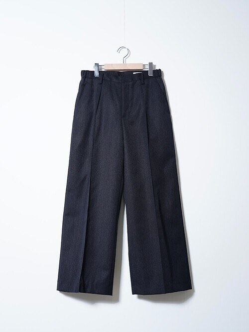 ONE-TUCK BAGGY TROUSERS｜IRENISA MENS