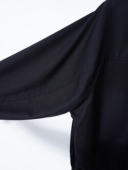 nonnotte MENS Draping Big Yoke Raglan Drizzler Jacket IMAGE18