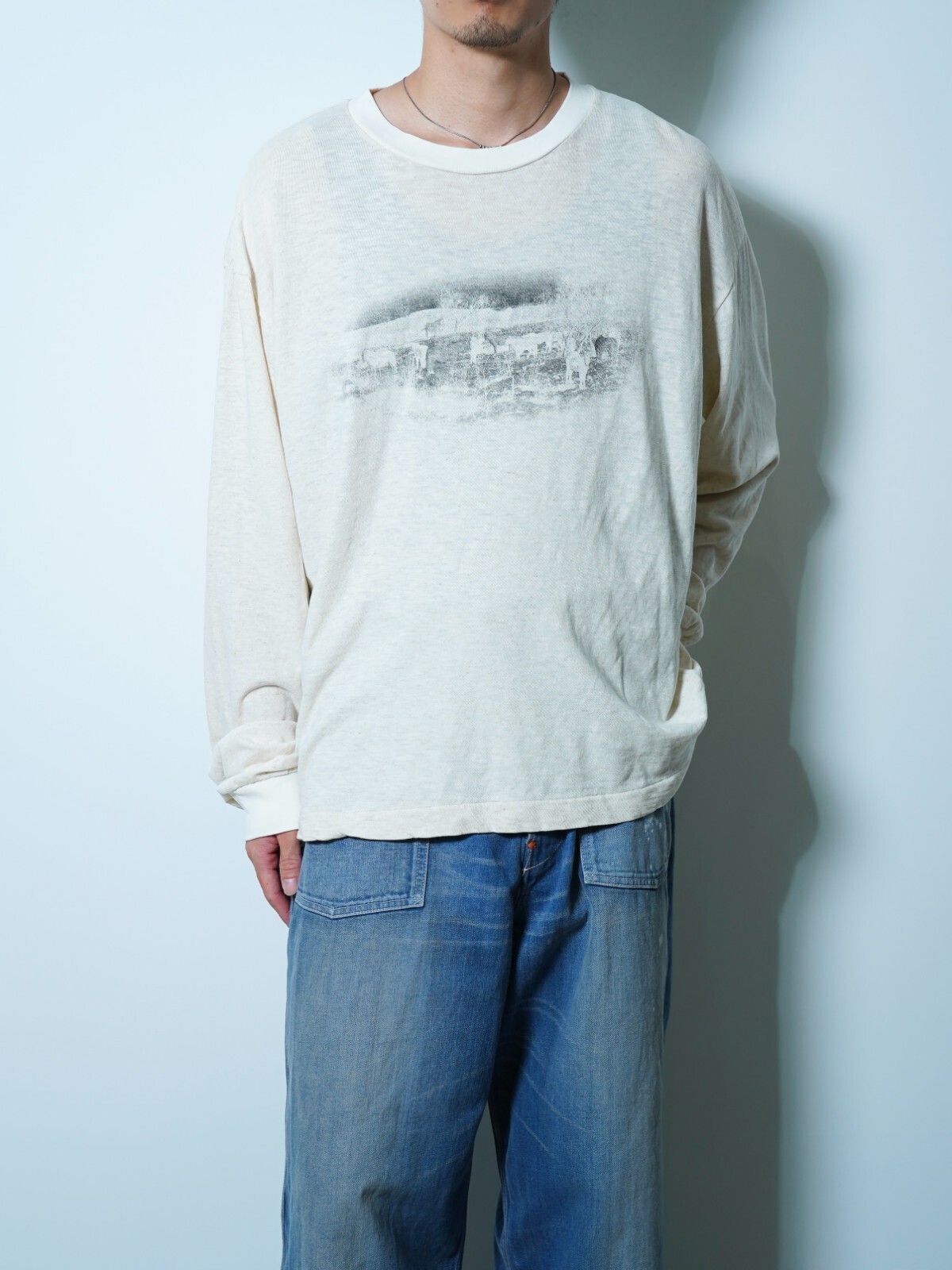FUJIMOTO MENS My L/S Tee "heima" IMAGE8
