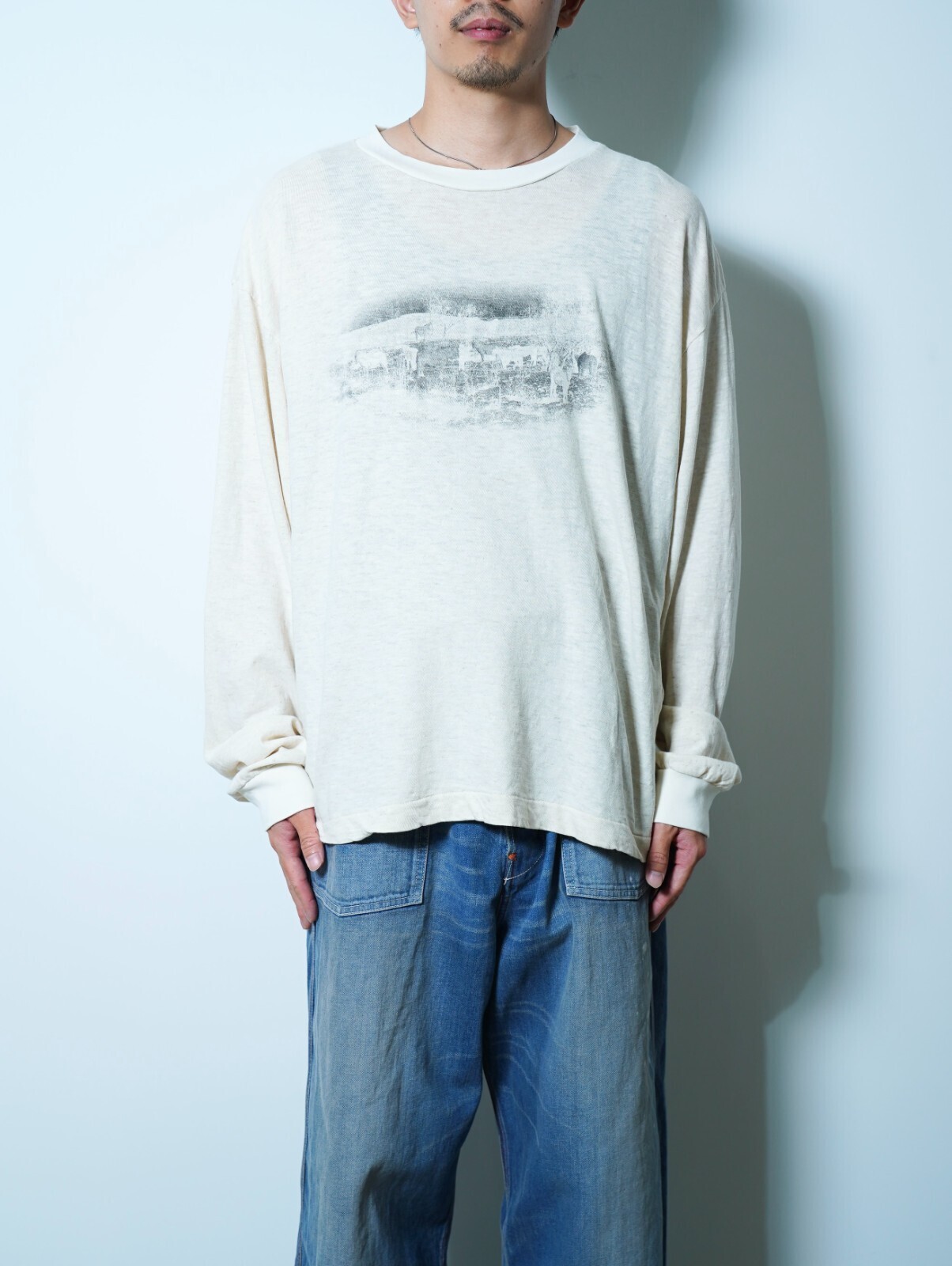 FUJIMOTO MENS My L/S Tee "heima" IMAGE7