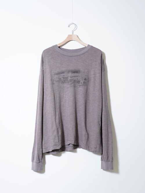 My L/S Tee "heima"｜FUJIMOTO MENS