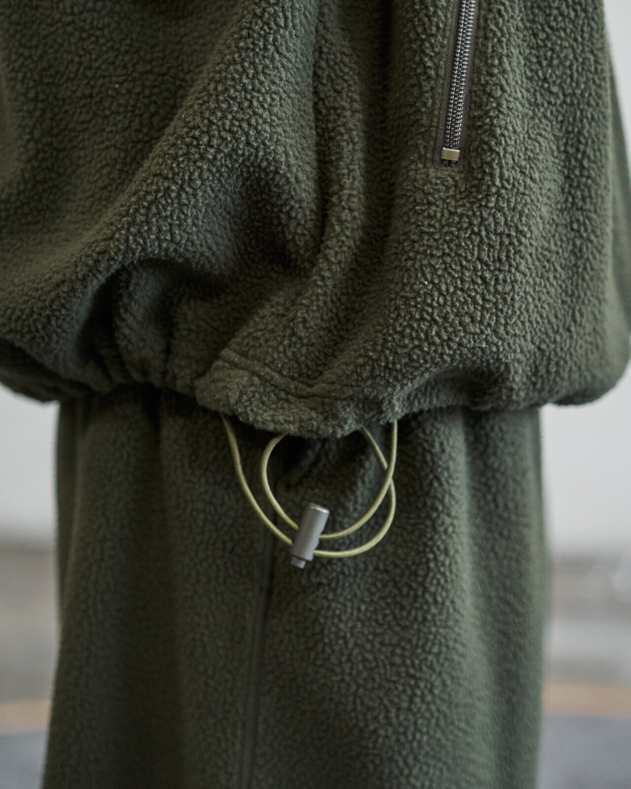 フレッシュサービス メンズ ポーラテックフリース スタンドカラープルオーバー 画像13