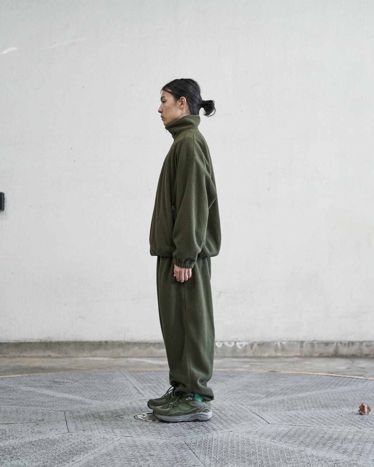 フレッシュサービス メンズ ポーラテックフリース スタンドカラープルオーバー 画像10