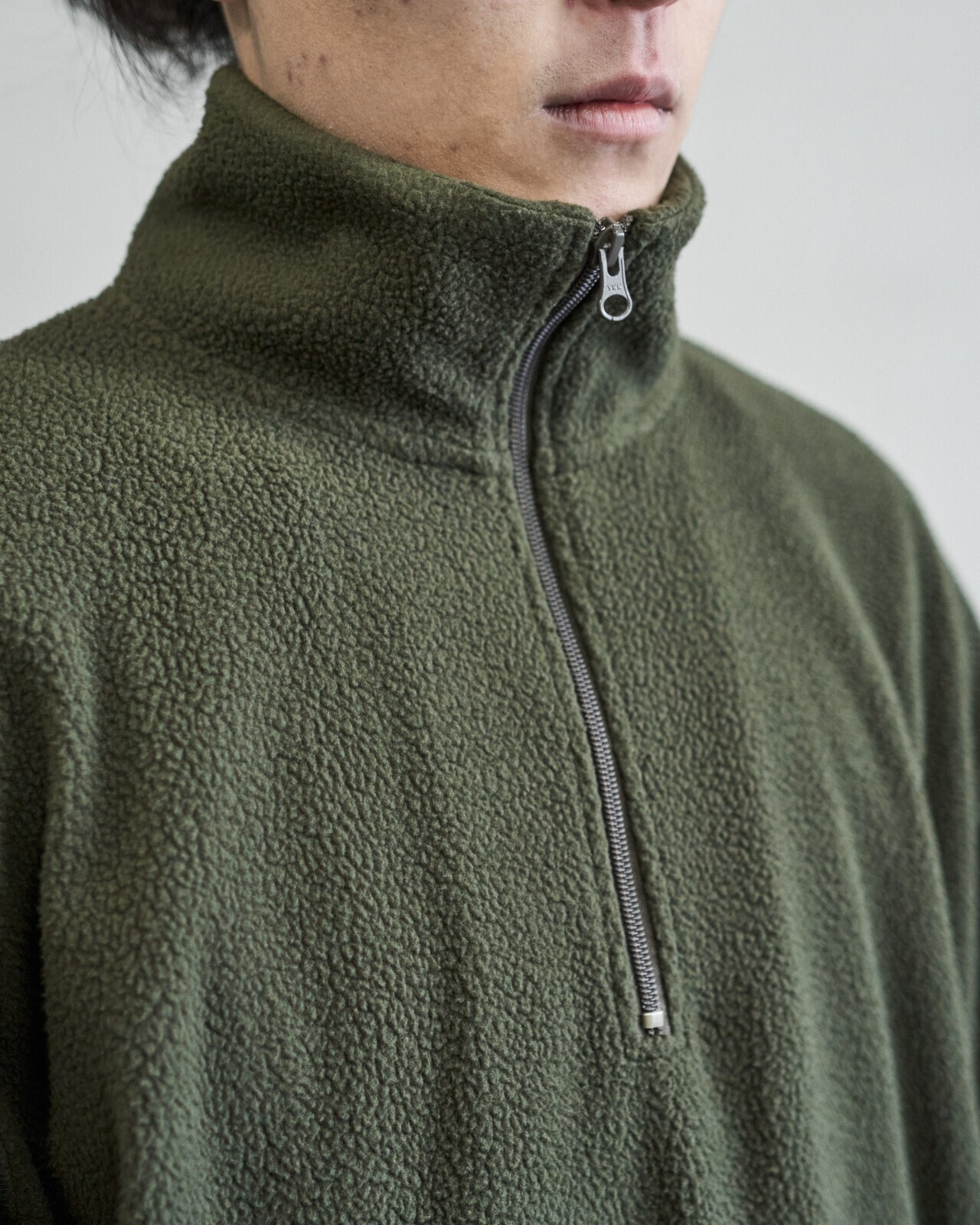 フレッシュサービス メンズ ポーラテックフリース スタンドカラープルオーバー 画像12