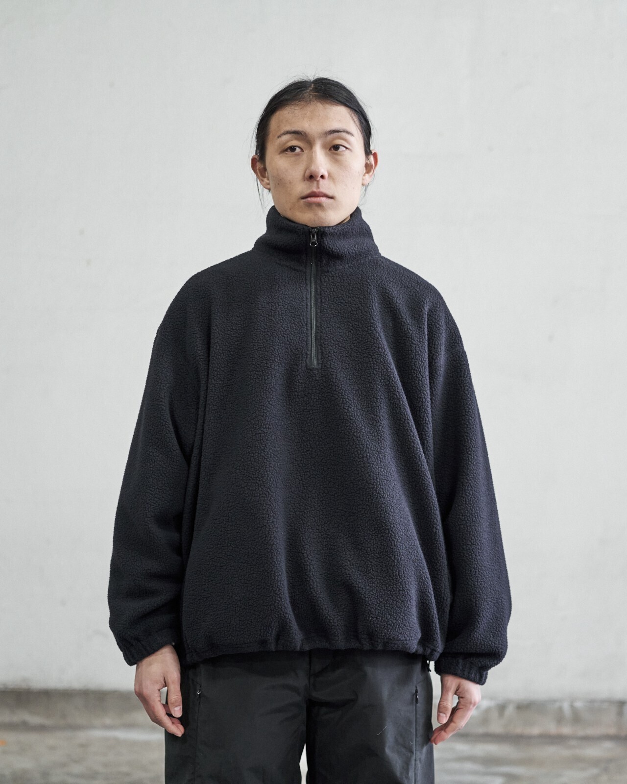 フレッシュサービス メンズ ポーラテックフリース スタンドカラープルオーバー 画像7