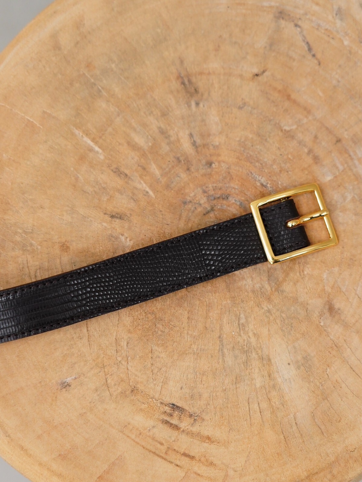 BISOWN WOMENS & MENS LIZARD CLASSIC SQUARE BELT 写真9