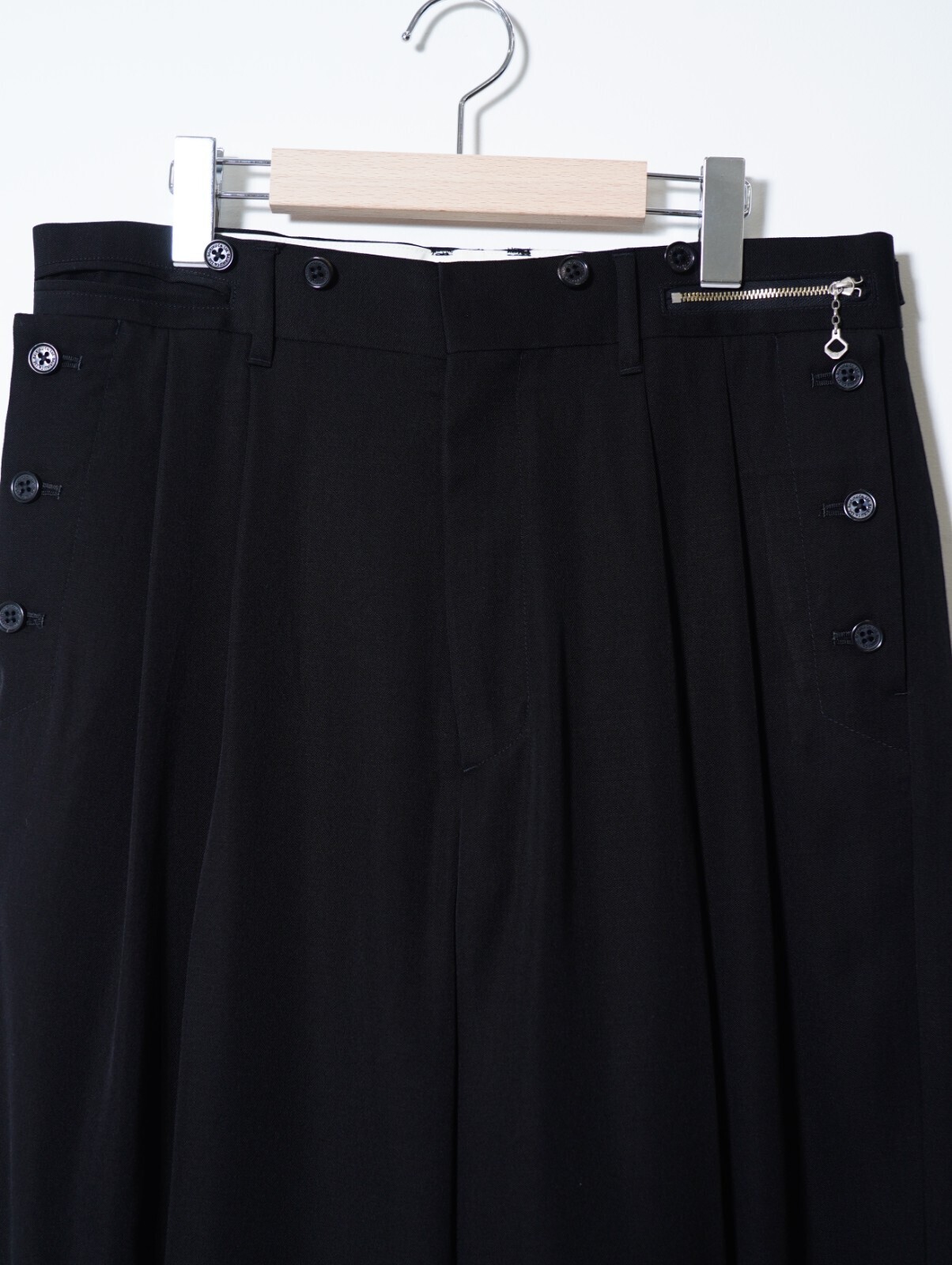 DAIRIKU 남성 "Billy" Sailor Super Wide Slacks 이미지4